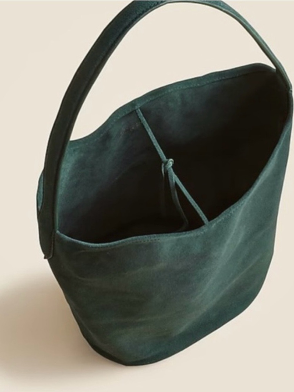 Brand New J Crew Berkeley bucket bag in midnight foliage suede - Picture 2 of 7